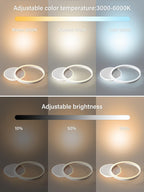LED Ceiling Light Creative Aluminium Lamp 54W 5400lm