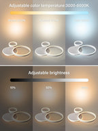 LED Ceiling Light Creative Aluminium Lamp 54W 5400lm