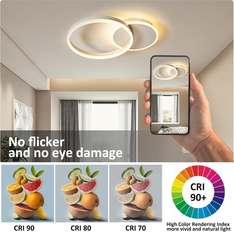 LED Ceiling Light Creative Aluminium Lamp 54W 5400lm