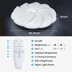 LED Ceiling Light Dimmable 3000K- 6500K Round Lights