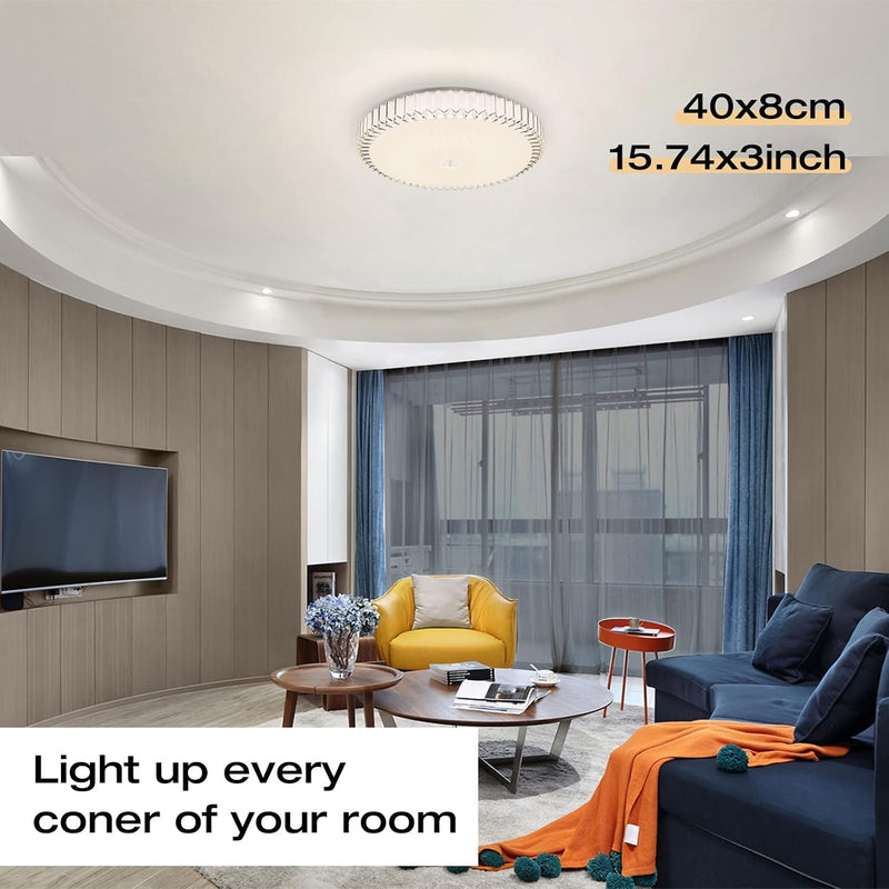 15.7in LED Ceiling Light 40W Dimmable Colour Temperature