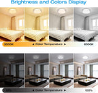 15.7in LED Ceiling Light 40W Dimmable Colour Temperature