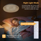 15.7in LED Ceiling Light 40W Dimmable Colour Temperature