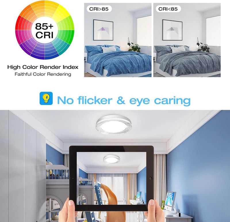 15.7in LED Ceiling Light 40W Dimmable Colour Temperature