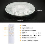 15.7in LED Ceiling Light 40W Dimmable Colour Temperature