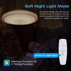 15.7in LED Ceiling Light 40W Dimmable Colour Temperature