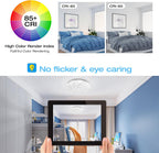LED Ceiling Light Dimmable 3000K- 6500K Round Lights