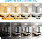 LED Ceiling Light Dimmable 3000K- 6500K Round Lights