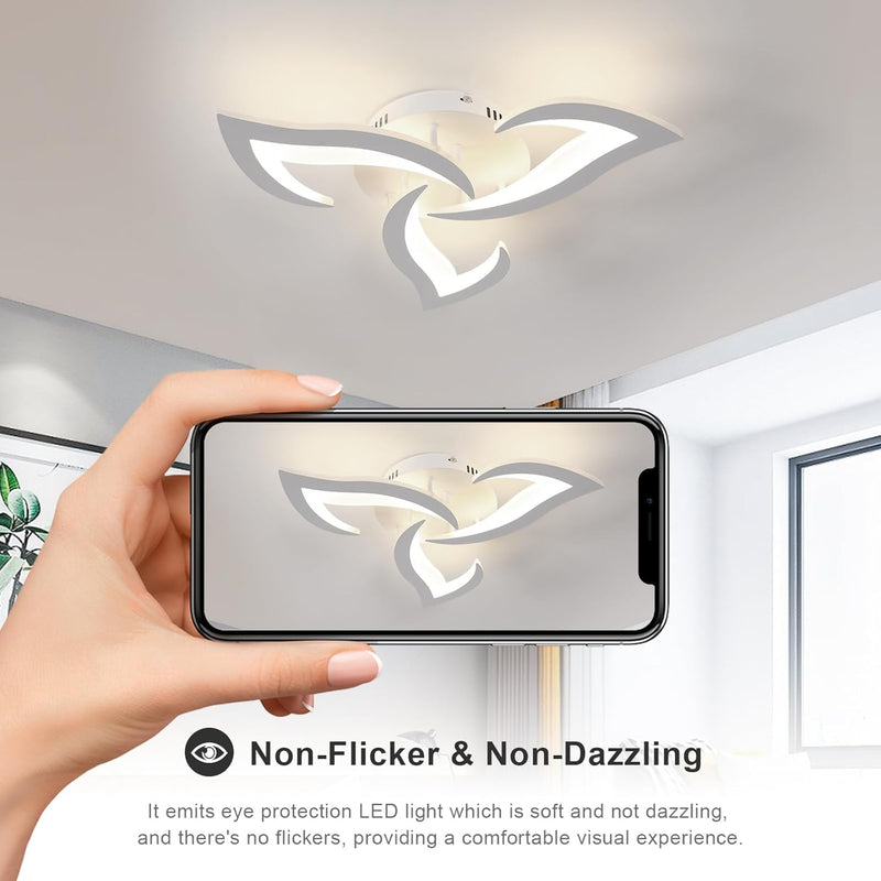 LED Ceiling Light Dimmable 36W 3240lm Modern Design