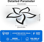 LED Ceiling Light Dimmable 36W 3240lm Modern Design