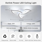 LED Ceiling Light Dimmable 36W 3240lm Modern Design