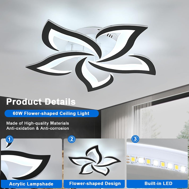 LED Ceiling Light Dimmable 36W 3240lm Modern Design
