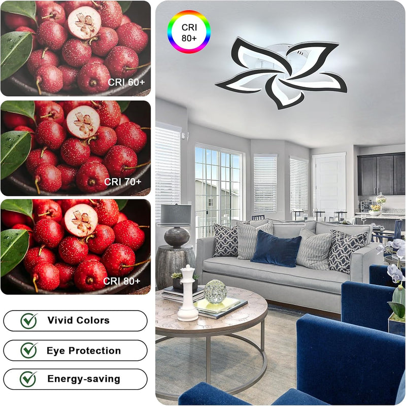 LED Ceiling Light Dimmable 36W 3240lm Modern Design