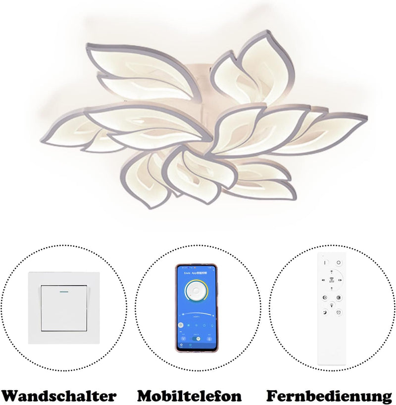 LED Ceiling Light Dimmable 70W-140W Modern Living Room