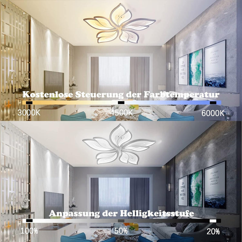 LED Ceiling Light Dimmable 70W-140W Modern Living Room