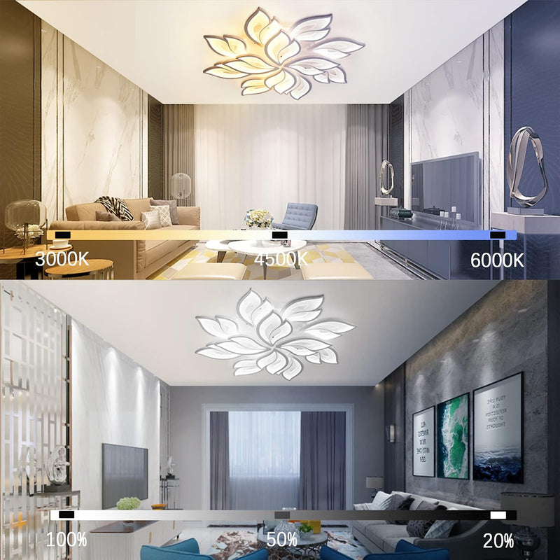 LED Ceiling Light Dimmable 70W-140W Modern Living Room