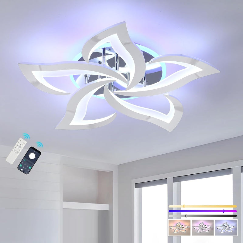 LED Ceiling Light Dimmable 70W Modern Flush Lights