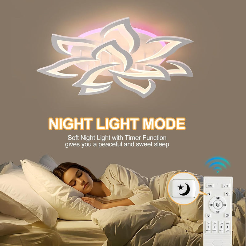 LED Ceiling Light Dimmable 70W Modern Flush Lights