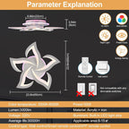 LED Ceiling Light Dimmable 70W Modern Flush Lights