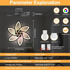 LED Ceiling Light Dimmable 70W Modern Flush Lights