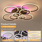 LED Ceiling Light Dimmable 70W Modern Flush Lights