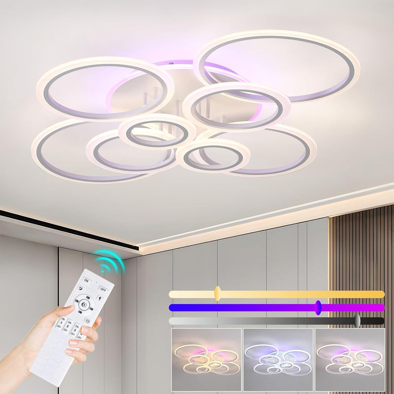 LED Ceiling Light Dimmable 70W Modern Flush Lights
