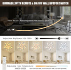 LED Ceiling Light Dimmable 70W Modern Flush Lights