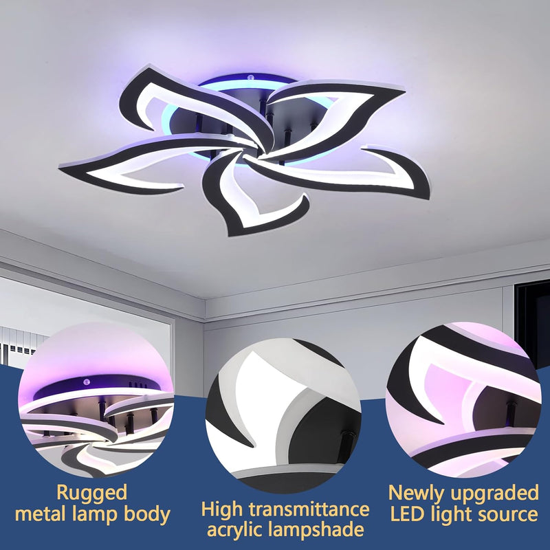LED Ceiling Light Dimmable 70W Modern Flush Lights