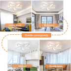 LED Ceiling Light Dimmable 80W-160W Living Room Lamp