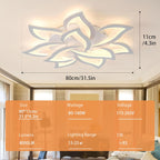 LED Ceiling Light Dimmable 80W-160W Living Room Lamp