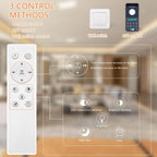 LED Ceiling Light Dimmable 80W-160W Living Room Lamp