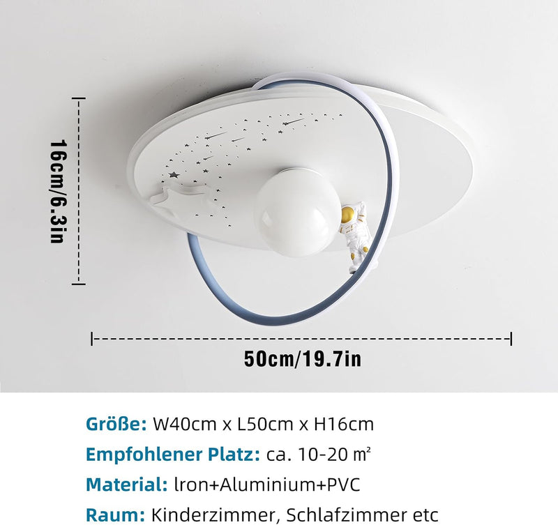 LED Ceiling Light Dimmable Chindren's Room Lamp