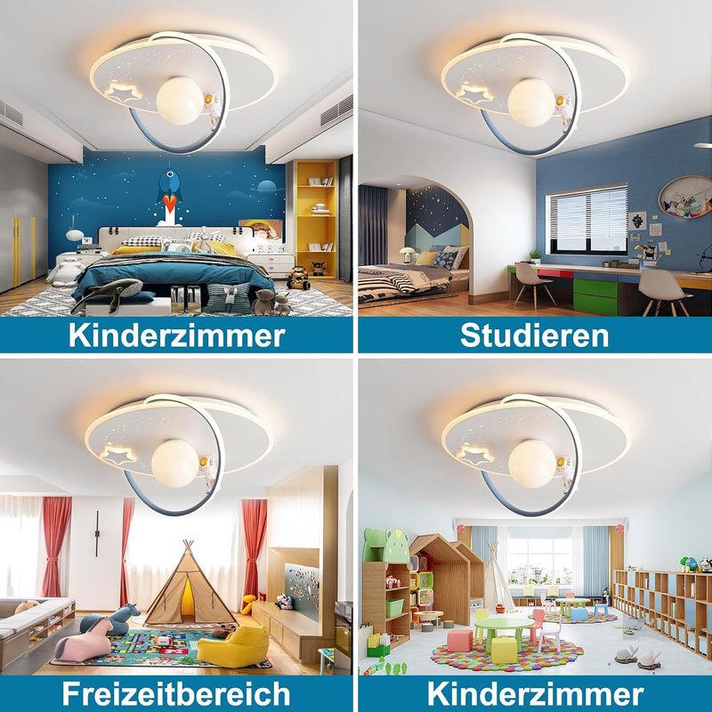 LED Ceiling Light Dimmable Chindren's Room Lamp