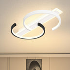 LED Ceiling Light Dimmable Lamp Wood Living Room