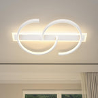 LED Ceiling Light Dimmable Lamp Wood Living Room