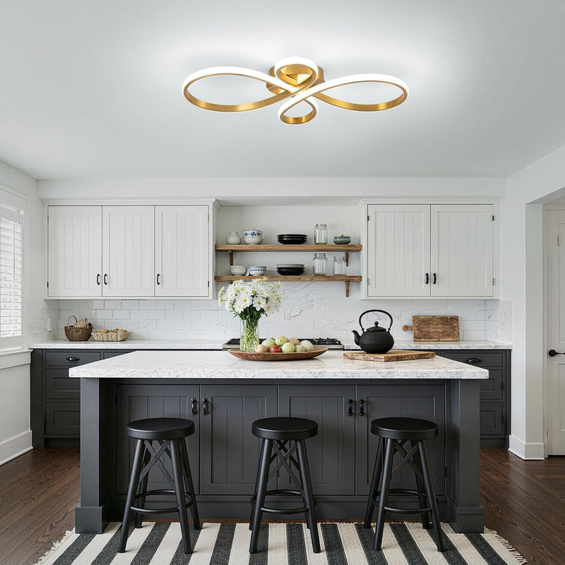 LED Ceiling Light Dimmable Modern Lamp with Remote