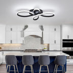 LED Ceiling Light Dimmable Modern Lamp with Remote