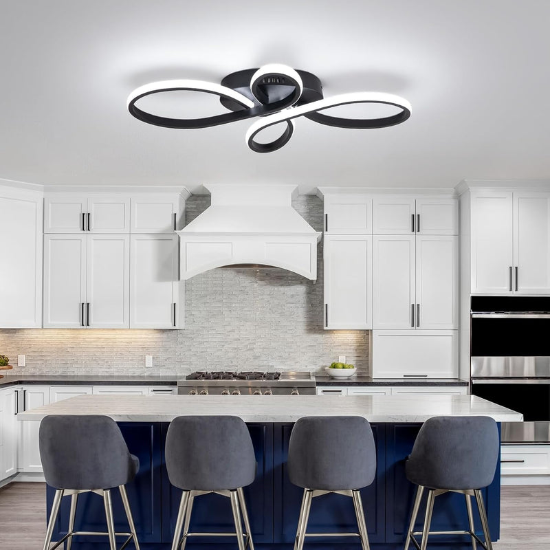 LED Ceiling Light Dimmable Modern Lamp with Remote