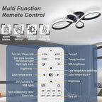 LED Ceiling Light Dimmable Modern Lamp with Remote
