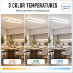 LED Ceiling Light Dimmable Modern Metal Linear
