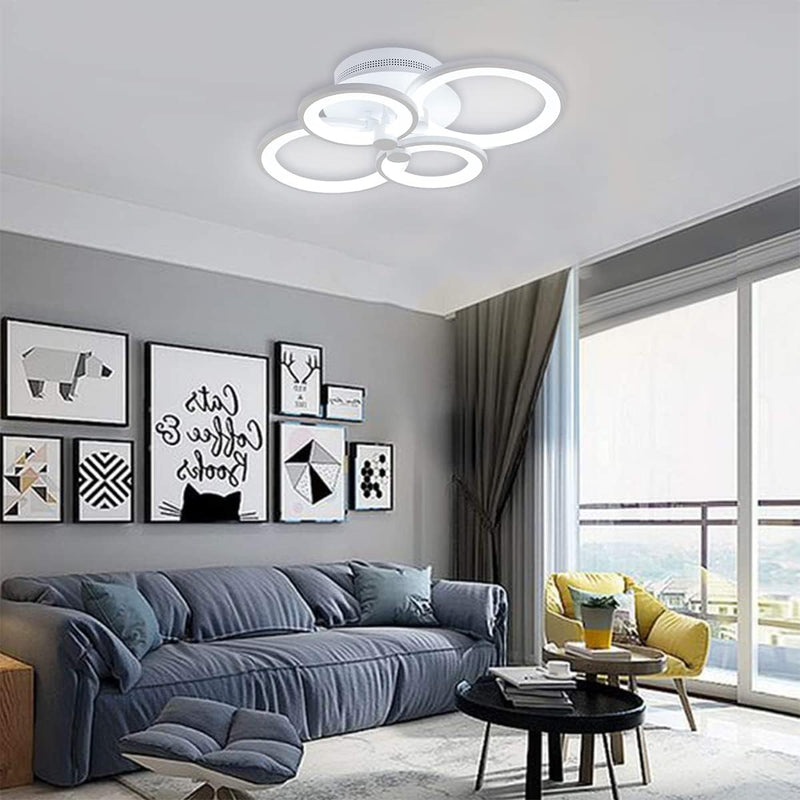 LED Ceiling Light Fixture with Remote Control 72W
