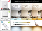 LED Ceiling Light Fixture with Remote Control 72W