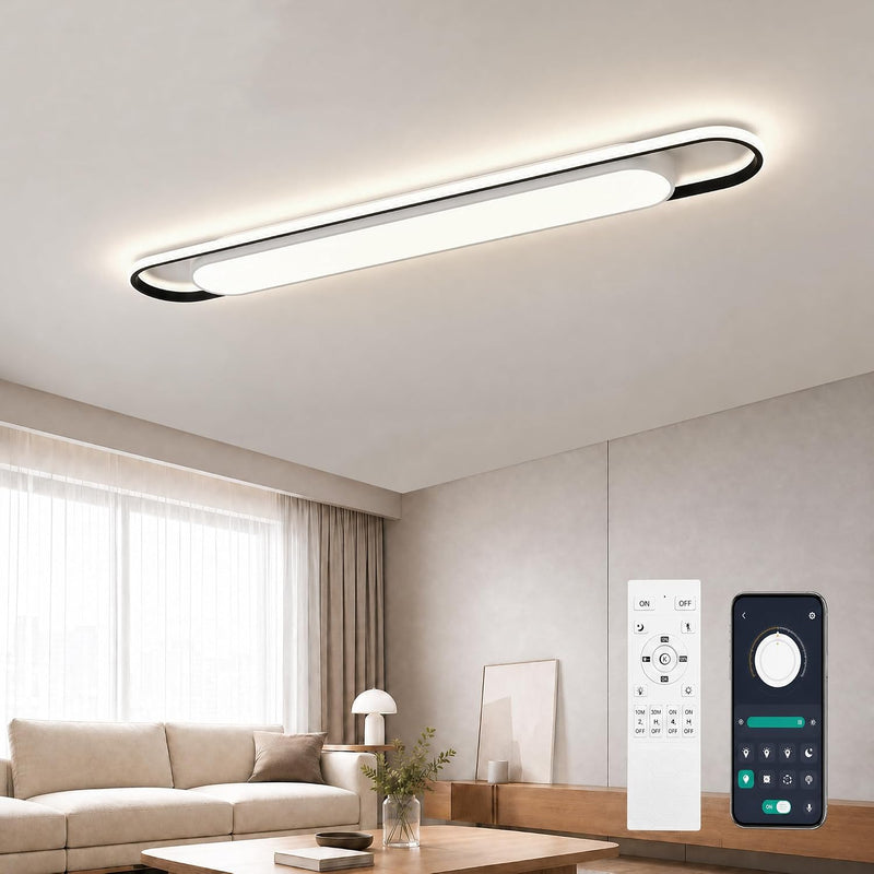 LED Ceiling Light Modern Linear Lamp Smart