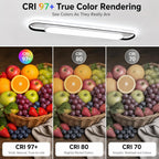 LED Ceiling Light Modern Linear Lamp Smart
