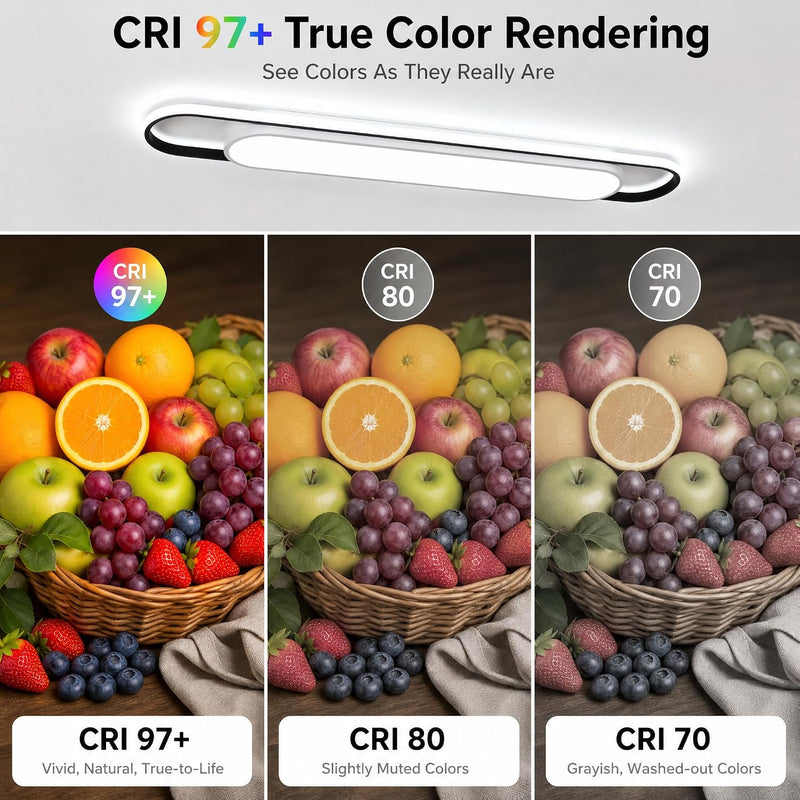 LED Ceiling Light Modern Linear Lamp Smart