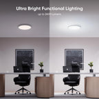LED Ceiling Light Smart Rgbicw Flush Mount Dual-Sided