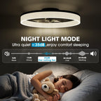 LED Ceiling Light with Fan and Remote