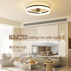 LED Ceiling Light with Fan and Remote