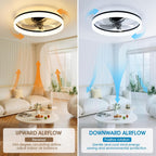 LED Ceiling Light with Fan and Remote