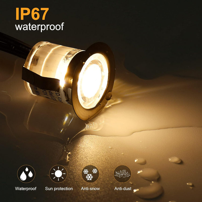 RGB Bluetooth LED Decking Lights Waterproof 30 Packs